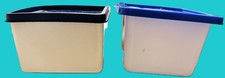 2 X Vorratsdosen mit Deckel Kunststoff gebrau...