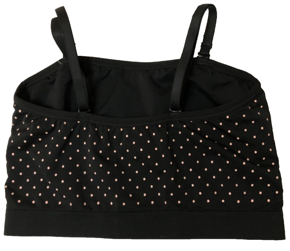 NWT Cacique "Modern Collection" Reversible Bralette Black/Polka Dots, band 22/24 - Image 2 of 4