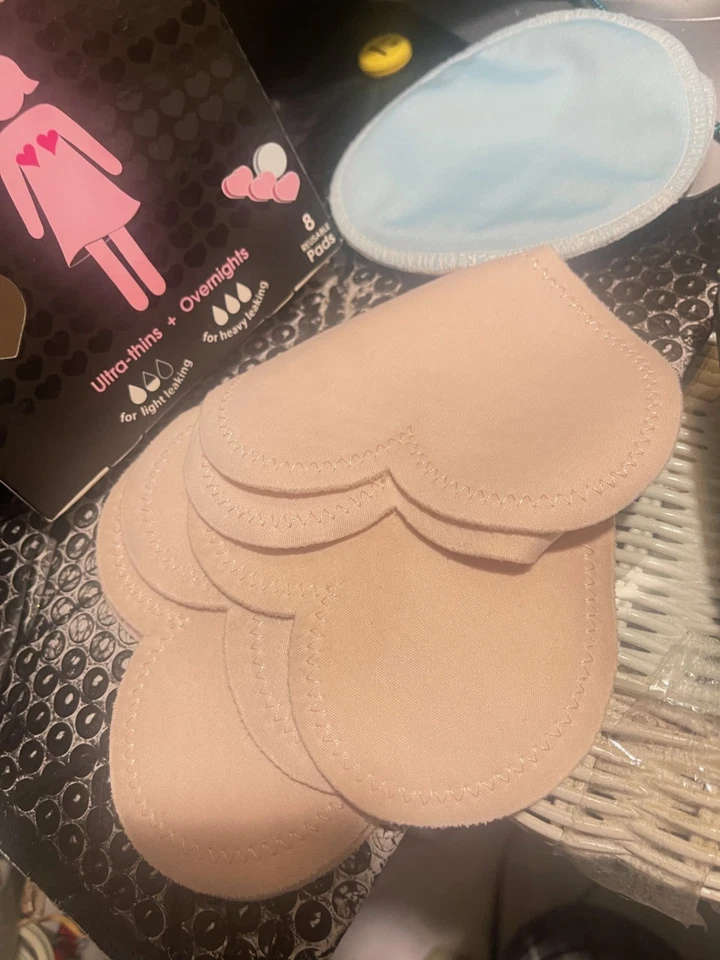 Bamboobies and Kindred Bravely Washable Nursing Pads 4 pairs(S11) - Image 2 of 4