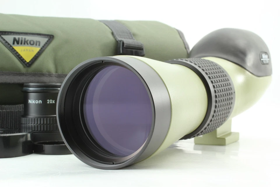 [Fast neuwertig mit Tasche] Nikon Field Scope Fieldscope II D60 20x Okular aus JAPAN