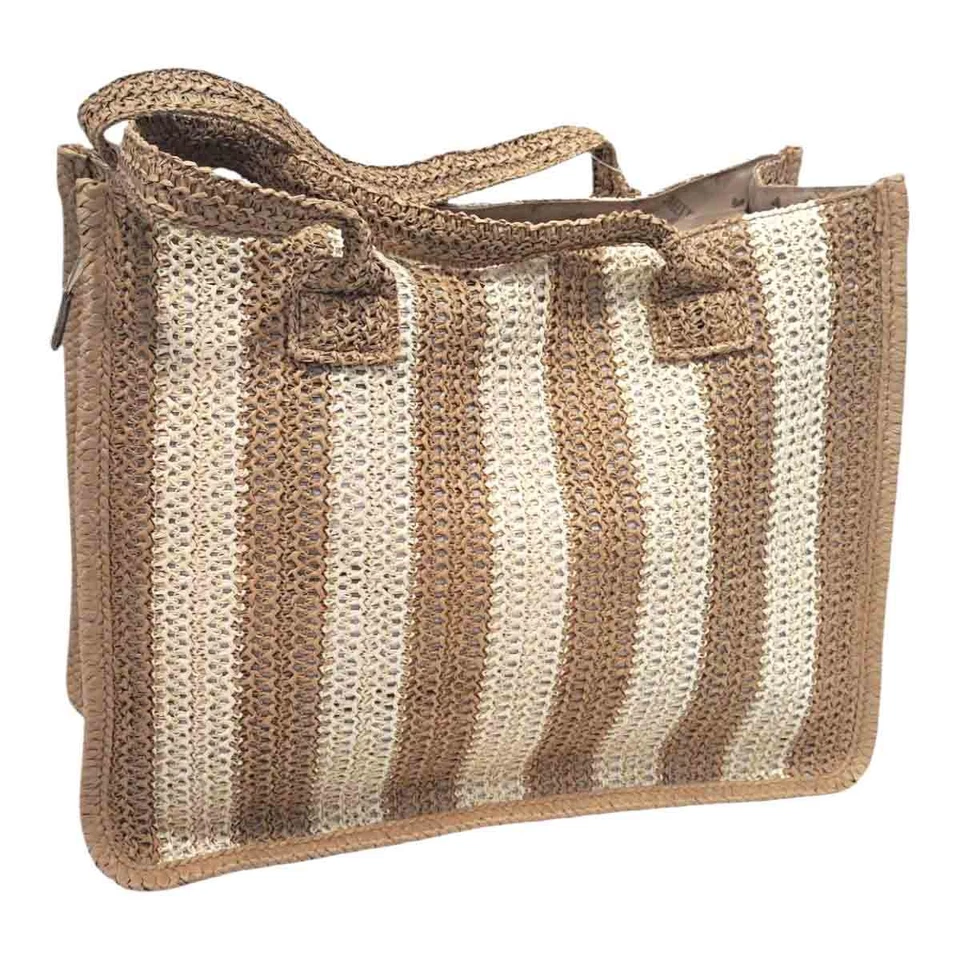 Borsa Paglia Sweet Years Mare Spiaggia Lago Barca Shopping Donna Ragazza Estate - Immagine 3 di 4