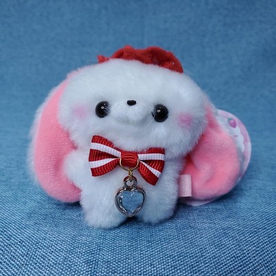 Yell Sukullo Tacchisan Concafe Strawberry Plush Doll Mascot Sauce Rabbit Milk