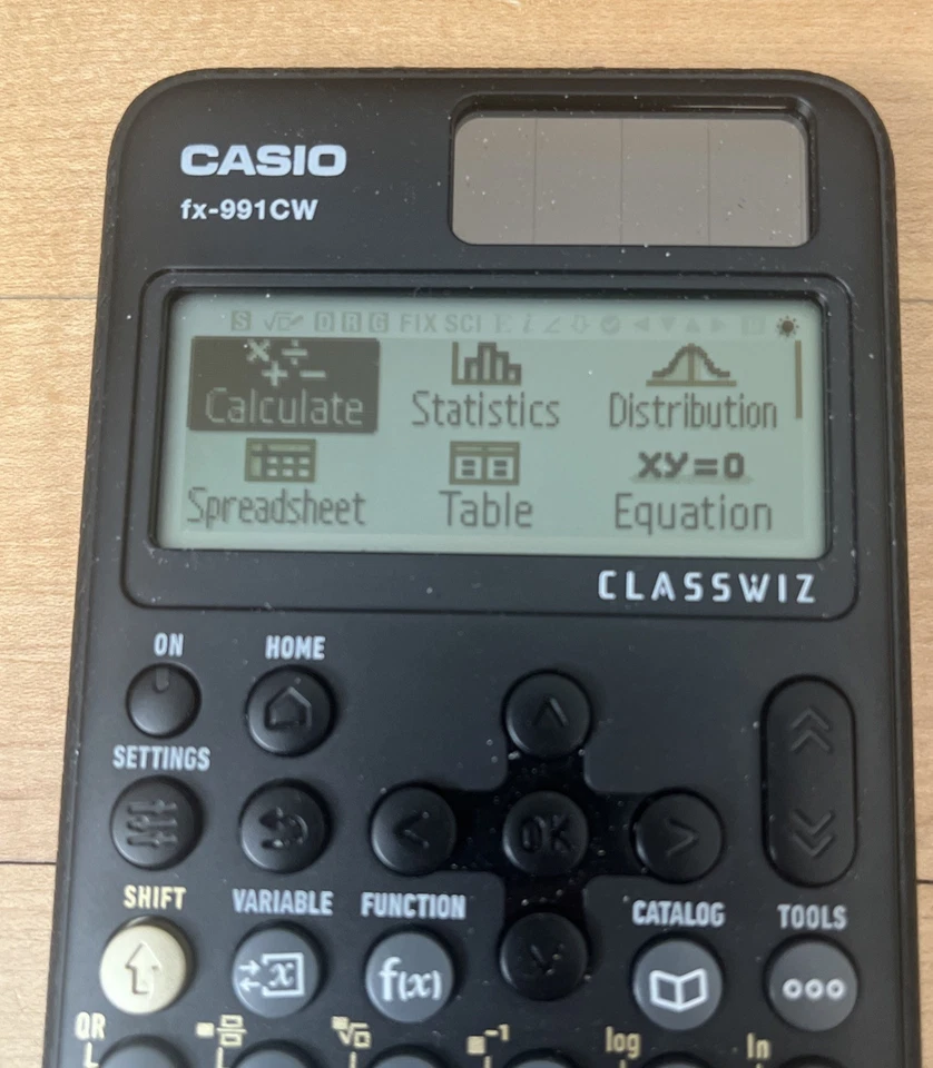 Casio ClassWiz FX-991CW Scientific Calculator w/case Black - Image 3 of 4