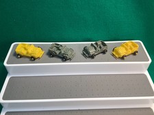 4 Vintage Hard Plastic Lido Jeeps