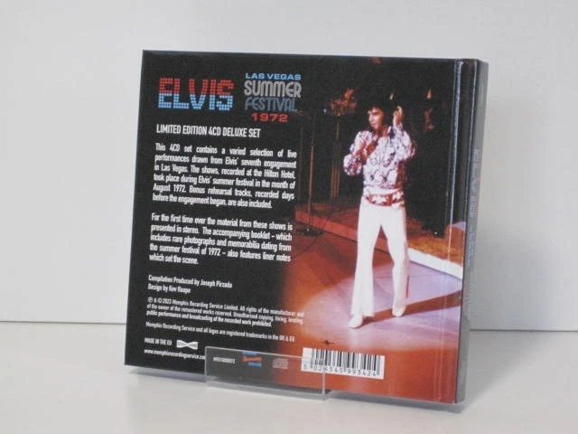 Limited Edition 4 CD Deluxe Set: Elvis Presley - Las Vegas Summer Festival 1972 - Bild 2 von 4