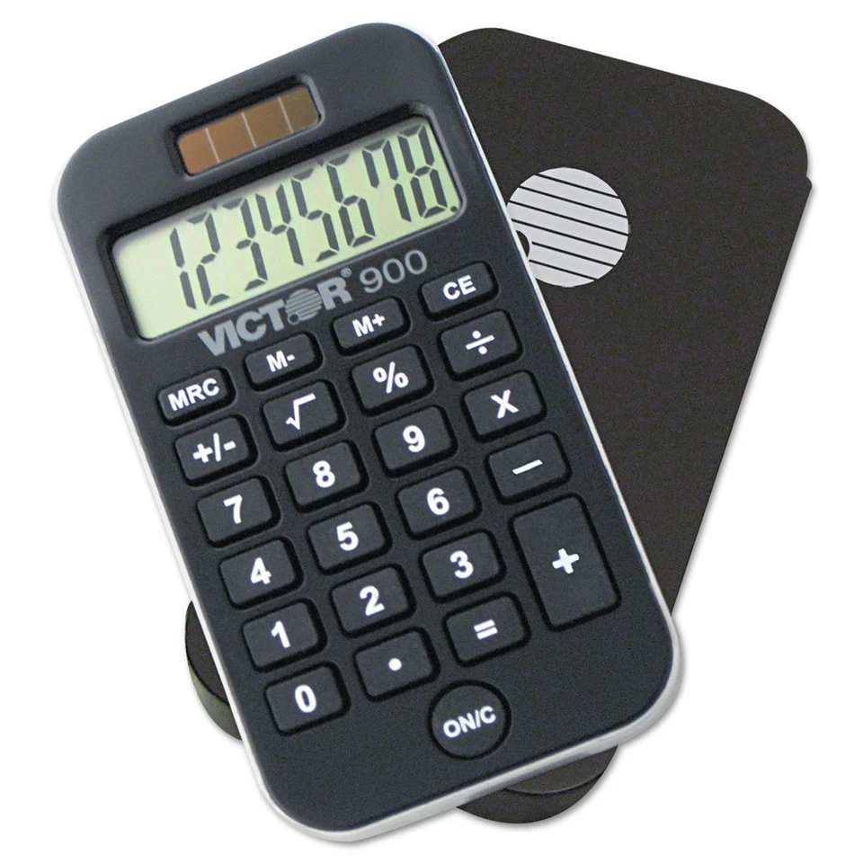 Victor 900 8-Digit LCD Antimicrobial Pocket Calculator New - Image 2 of 4