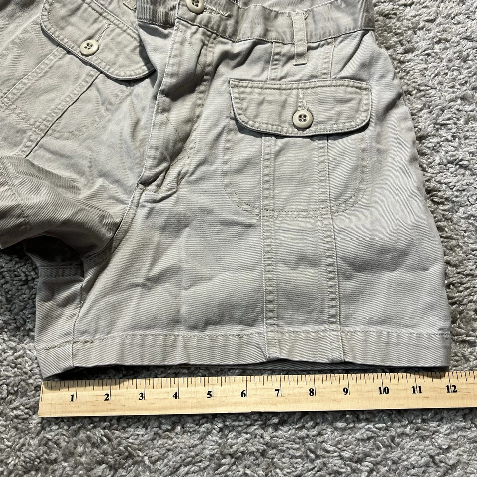 Pantalones Cortos Xhilaration Y2k Beige Tostado Caqui Bolsillos 9 Algodón 28x3 Sueltos Chinos De Colección Foto 4 de 4