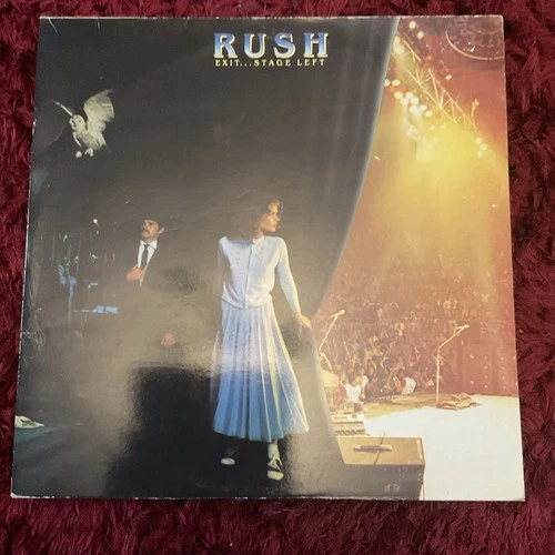 Rush Exit Stage Left UK 1981 Double Vinyl Record Album 12" Vinyl LP VG+/VG