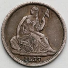 1837 Liberty Seated Half Dime
