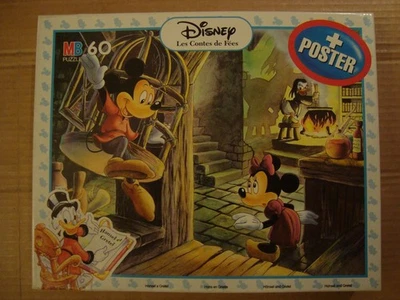 PUZZLE (60 Teile) - MICKY MAUS - HÄNSEL UND GRETEL (Walt Disney) MB - Bild 1 von 2