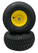 Set of 2 - 15x6.00-6 Lawn Mower Wheel - 3/4 Inch Axle, Strong Turf