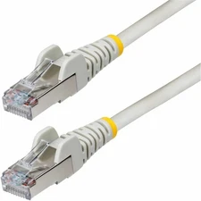 StarTech.com 100ft Gray CAT6a Ethernet Cable, Snagless RJ45, 10GbE, 100W PoE++,