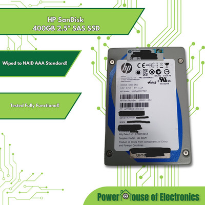 HP SanDisk 400GB 2.5'' SAS SSD | MO0400FCTRP