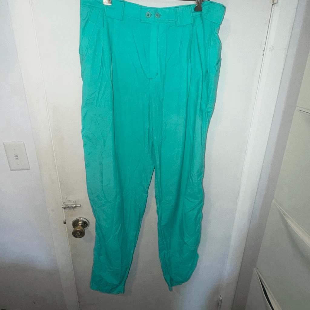 TARPONWEAR BY SIMMS Vintage Mint Green Paradise Island Fishing Pants-36 NEW!