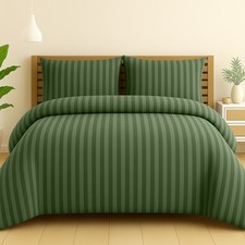 Egyptain Stripe Duvet Cover Quilt Covers Luxury Bedding Set Pillowcase All Sizes