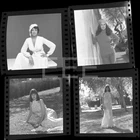 4 Phyllis Davis Movie Actress Model Harry Langdon Negative w/rights Lot 694E