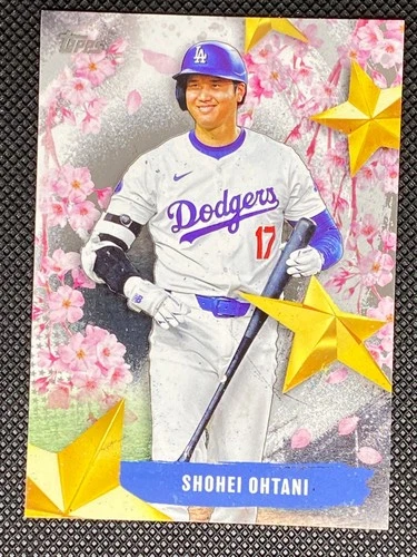 2025 Topps Tokyo Series Shohei Ohtani Stars of Japan 2 Card Set Cherry Blossom