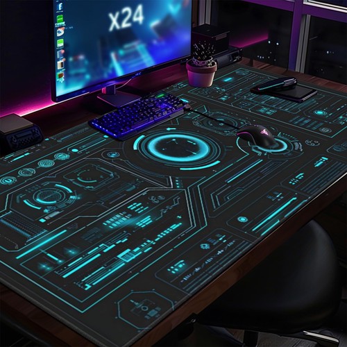 ZOCOZY Grand Tapis de Souris Gaming Extended, (48" x 24") Grand Bureau Mat pour Bureau... - Photo 6/9