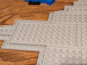 LEGO Space: Galaxy Explorer (497), complete, no box, one extra piece, baseplates