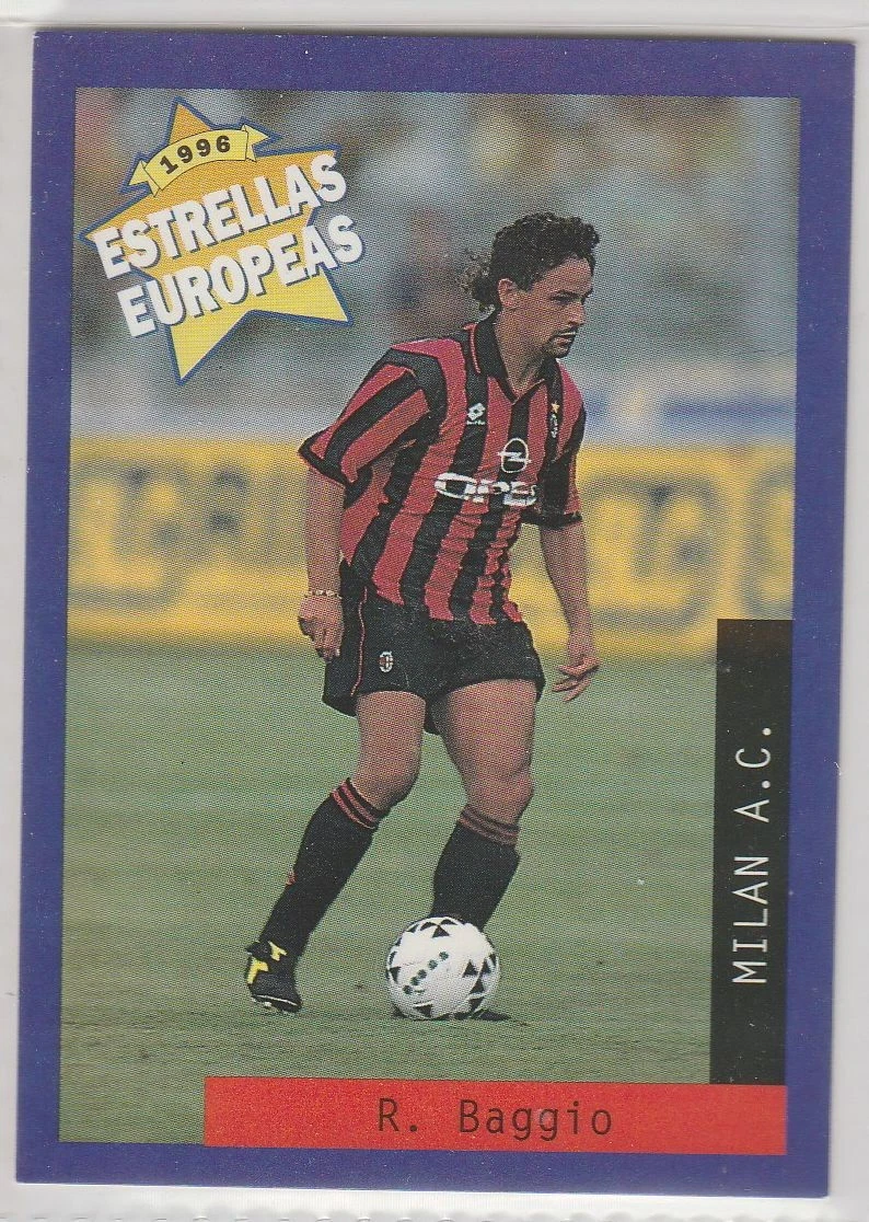 Panini Roberto Baggio Football Sports Trading Cards & Accessories