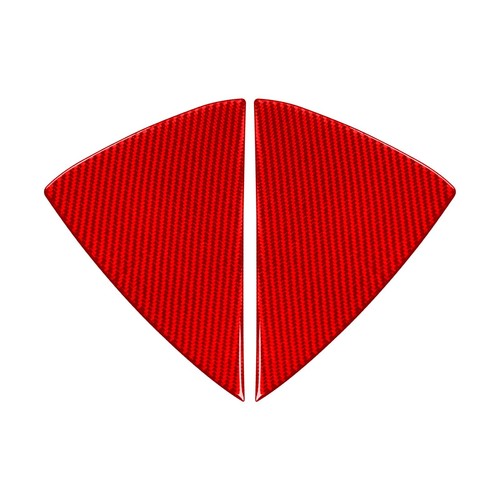 Red Carbon Fiber Interior Dashboard Side Slot Panel Trim For Ford Focus 2012-18 - Foto 5 di 20