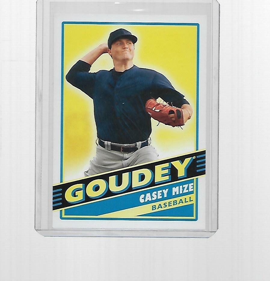 2020 UPPER DECK GOODWIN CHAMPIONS GOUDEY BASEBALL CASEY MIZE #G7