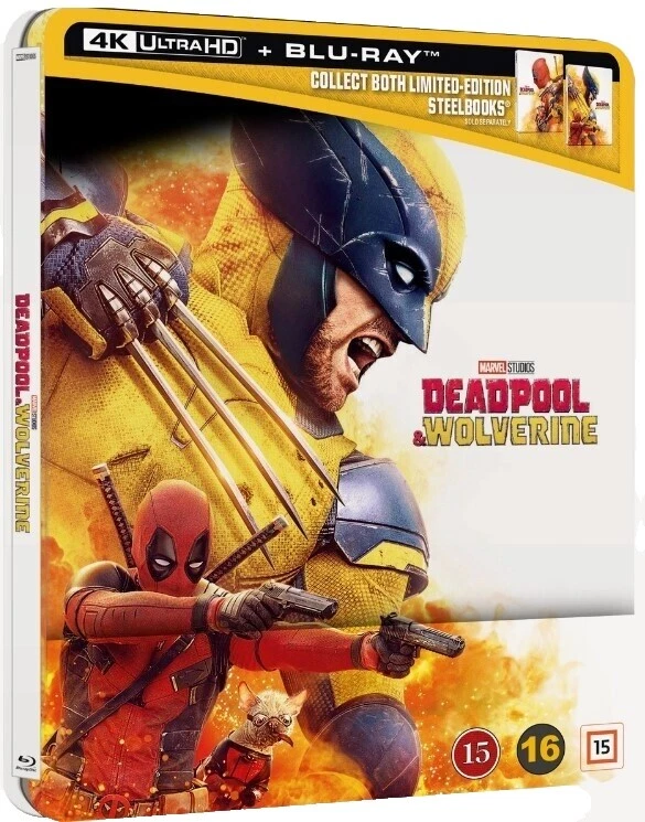 Deadpool Steelbook Action DVDs & Blu-ray Discs