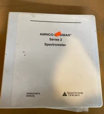 Aminco-Bowman Spectrophotofluorometer Operator's Manual J4-8950 J4-8951