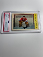 1959 parkhurst #41 jacques plante. psa-4. hof
