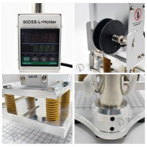 4" X5" Pressing Marking Digital 220V Leather Hot Foil Stamping Embossing Machine - Image 4 of 4