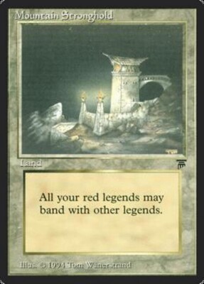 MRM ENGLISH Mountain Stronghold Legends [Exc] MTG magic LEG