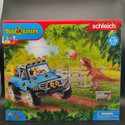 Schleich 41464  Geländewagen mit Dino-Außenposten NEU