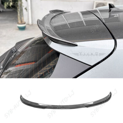Fits For Audi Q3 SUV Real Carbon Fiber Rear Roof Window Spoiler Wing Lip 2019-24