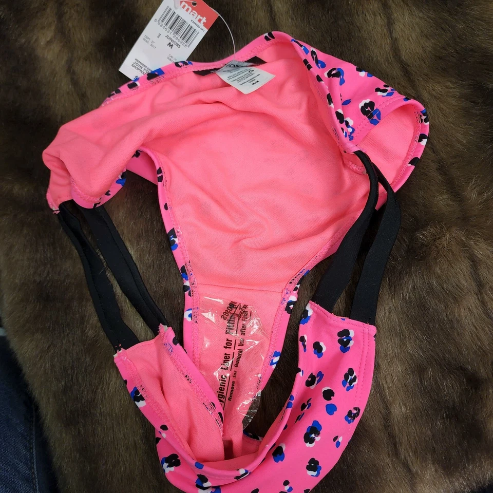 DOS (2) Pantalones de Bikini Joe Boxer ROSA Y AZUL Manchas Nuevos con etiquetas JR Med Foto 4 de 4