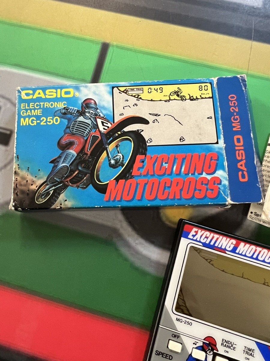 CASIO MG-250 EXCITING MOTOCROSS ANNO 1985 COMPLETO | eBay