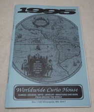 Worldwide Curio House 1995 Unusual Gifts Miniatures Jewelry Unique Catalog