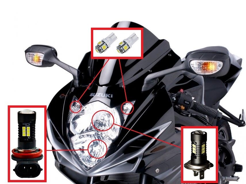 バイク用ヘッドライト にとって スズキ にとって GSXR600
