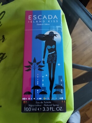 ESCADA ISLAND KISS FOR WOMEN - 3.4 OZ/100 ML EDT SPRAY NEW IN BOX