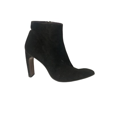 Jeffery West Women`s Boots Size-40 Black Leather Suede Heels Uk UK