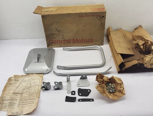 NOS 1967 1972 Chevrolet GMC Pickup Suburban Blazer K5 C10 LH Camper Mirror