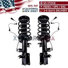 Pair Front L+R Shock Strut Assys w/Electric Fit Lincoln MKX 2016-18 F2GZ18124-V