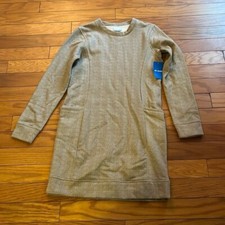 Columbia Dress Womens Small Brown Cream Chalk Print Lodge Sweatshirt