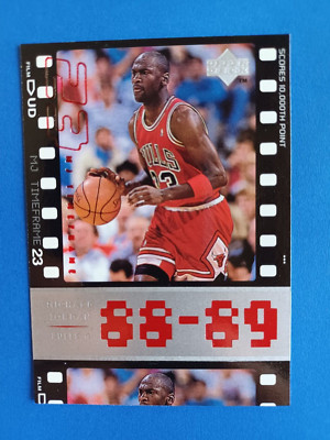 1998-99 UPPER DECK MICHAEL JORDAN MJ TIMEFRAME #29 SCORES 10,000TH POINT