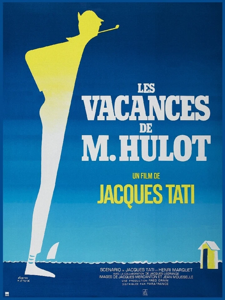 POSTERSANDCO VACANCES MR HULOT FILM TATI Rqpj - POSTER HQ 45x60cm d'une AFFICHE CINéMA
