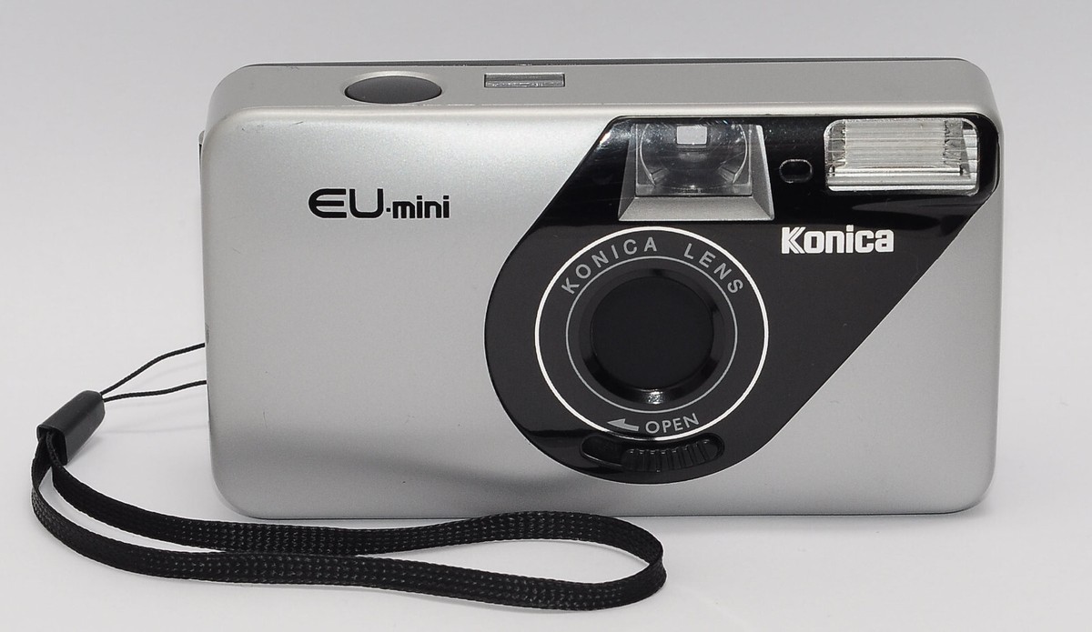 Konica EU-mini AF 28mm Lens 35mm Film Camera with Strap Olympus