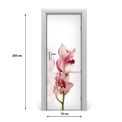 Autocollant Mural Tulup Orchidée Rose 75x205 Cm – Sticker Déco Moderne Pour Porte Ou Mur