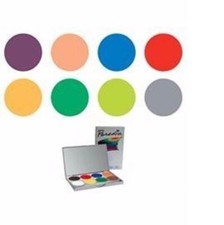 Mehron Makeup Paradise Makeup - 8 Color Tropical Palette - Refillable