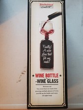 Wine Bottle Drinking Glass holds full bottle 