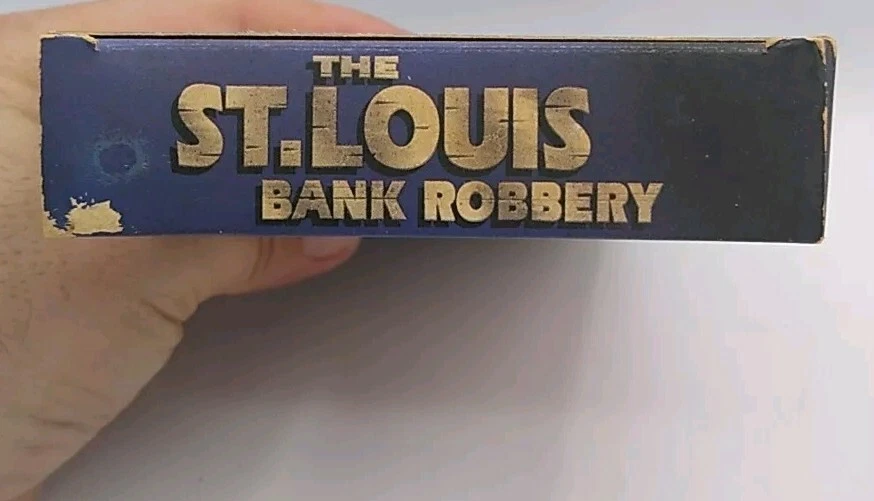 Vintage 1997 VHS Steve McQueen "The St. Louis Bank Robbery" Goodtimes Home Video Foto 4 de 4