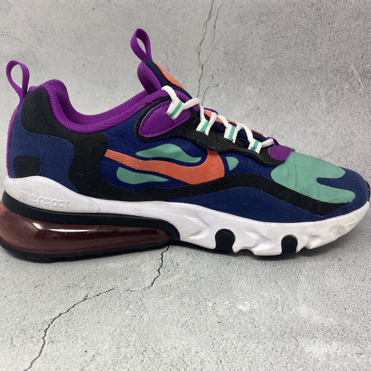 Nike Air Max 270 React GS Womens Sz 6.5Y = Womens Sz 8 M